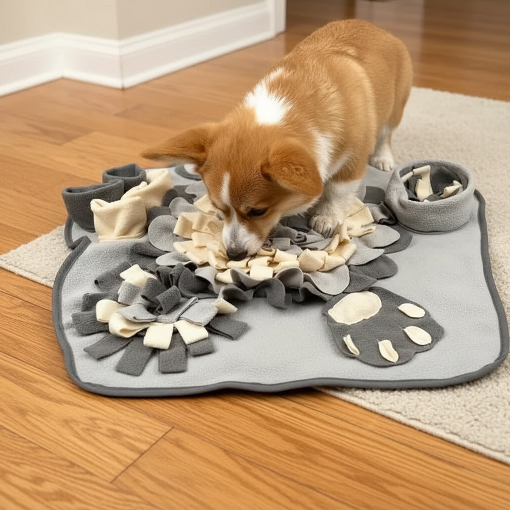 Durable Interactive Snuffle Mat for Dogs Slow Feeder Foraging Toy