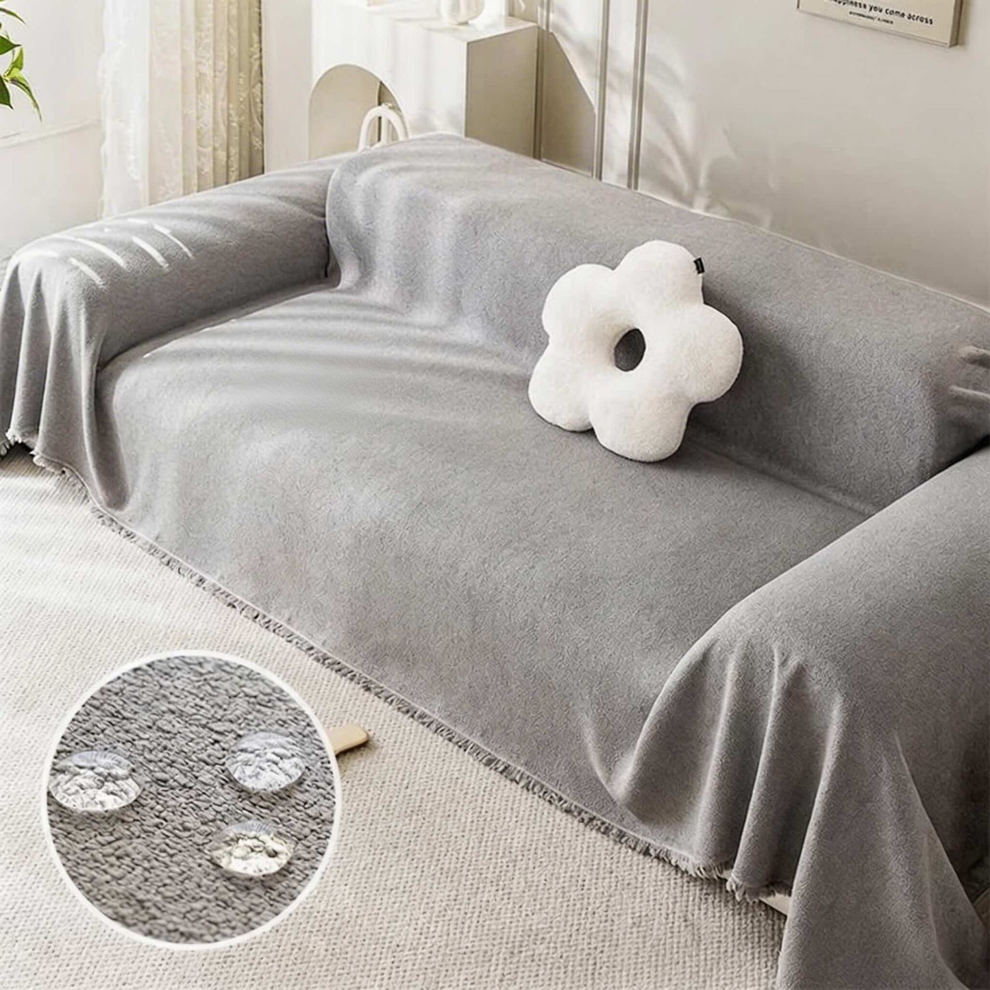 Waterproof Dog Couch Cover Plush Protector for Pets