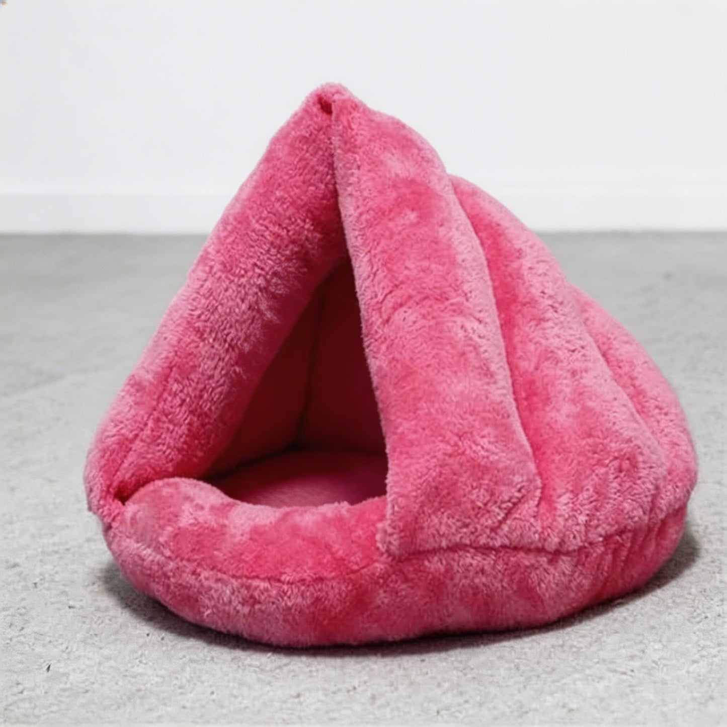 Ultra-Soft Polar Fleece Dog Bed Cave for Small Dogs and Puppies