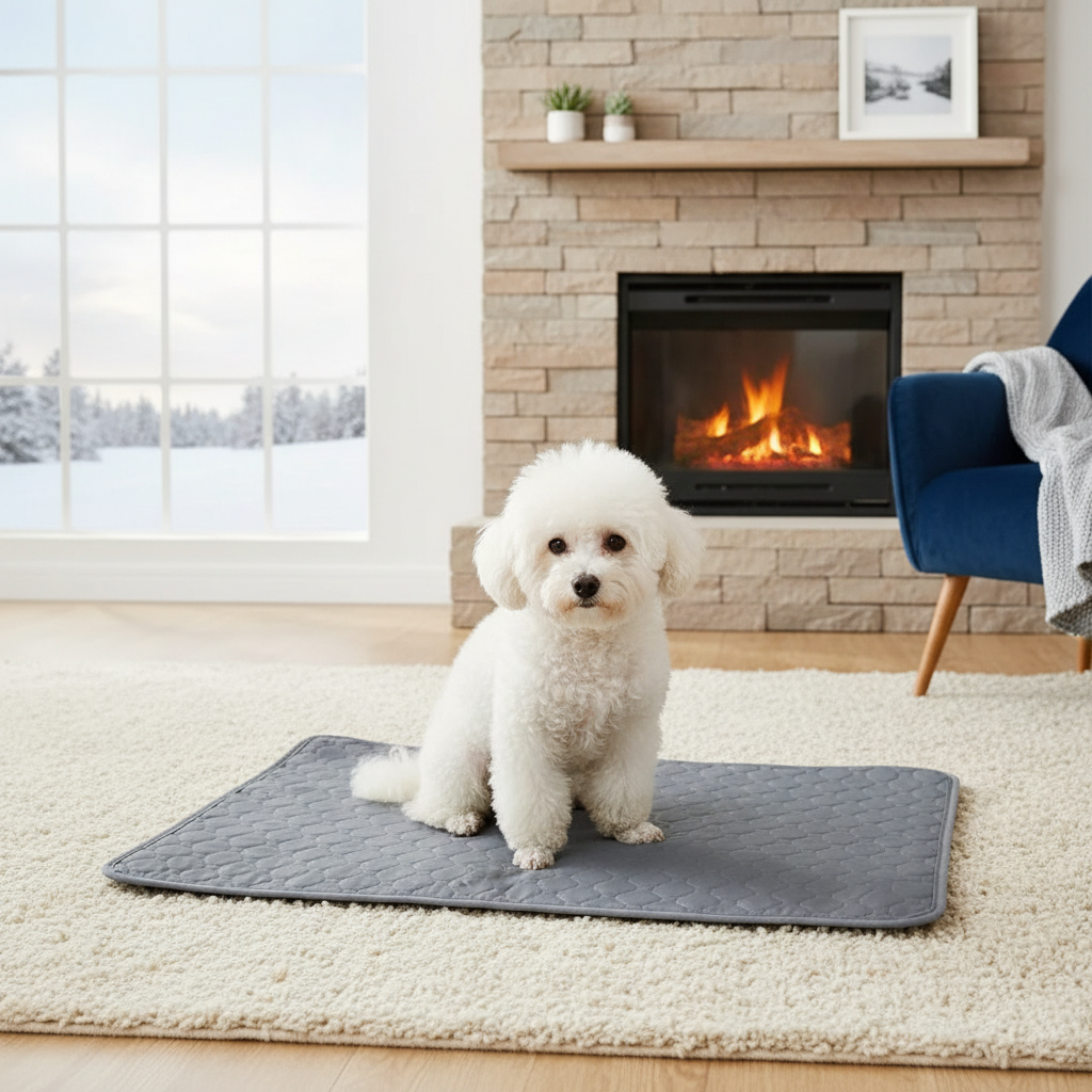 Dog Training Pads Washable Absorbent Puppy Pads Waterproof Non-Slip 4-Layer Mat