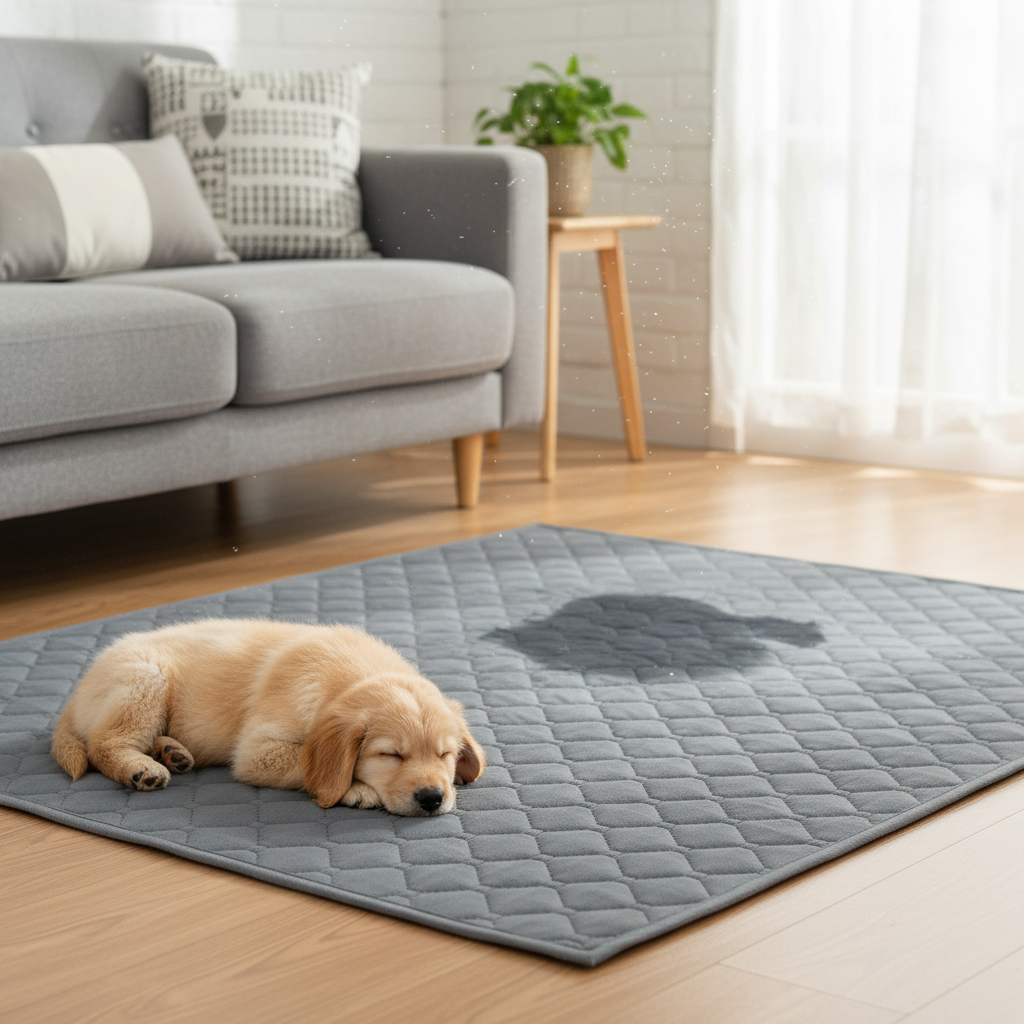 Dog Training Pads Washable Absorbent Puppy Pads Waterproof Non-Slip 4-Layer Mat