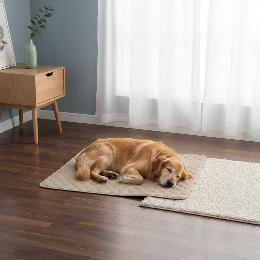 Dog Training Pads Washable Absorbent Puppy Pads Waterproof Non-Slip 4-Layer Mat