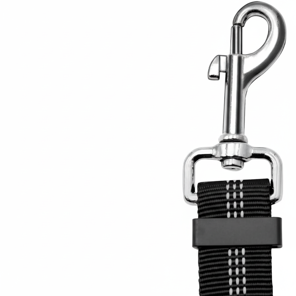 Adjustable Dog Safety Belt for Car with Reflective Line, Universal Fit for All Breeds