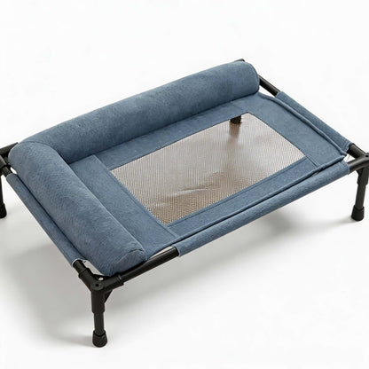 Elevated Dog Bed Portable Washable Mesh Hammock for Indoor Outdoor Use