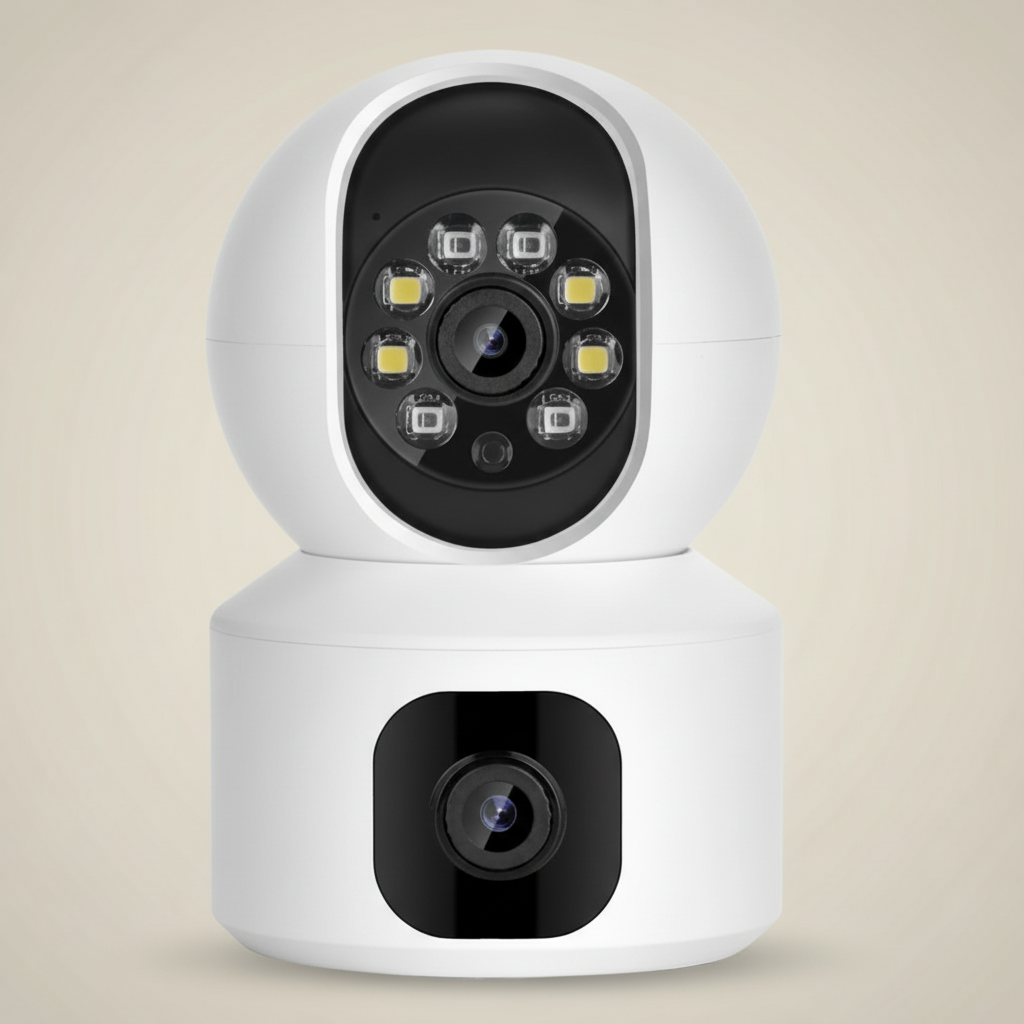 Dog Security Camera 4MP Indoor Wireless with Night Vision & Two-Way Audio