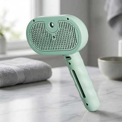 Dog Grooming Brush 3-in-1 Deshedding Tool with Gentle Steam Mist for Shedding